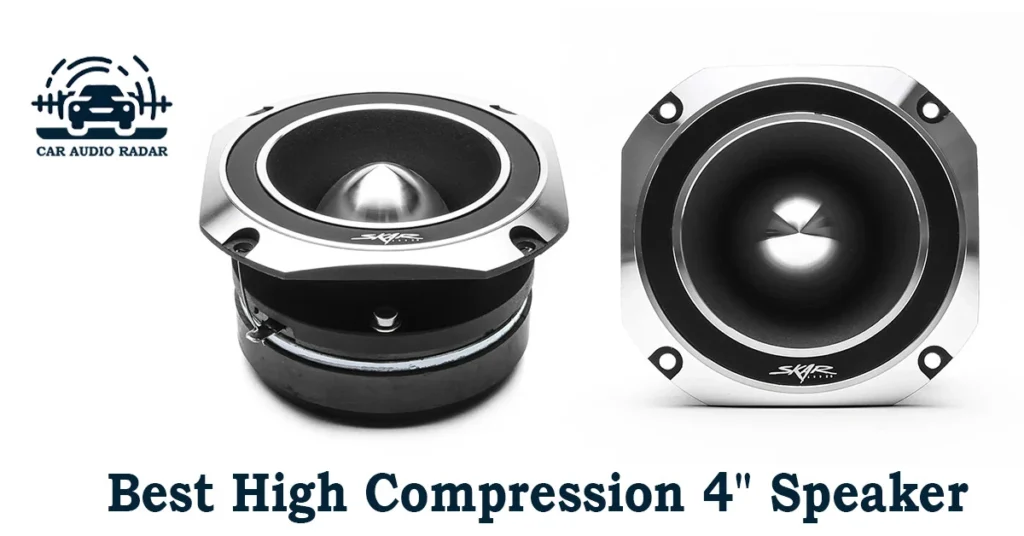 Best High Compression 4" car Speaker