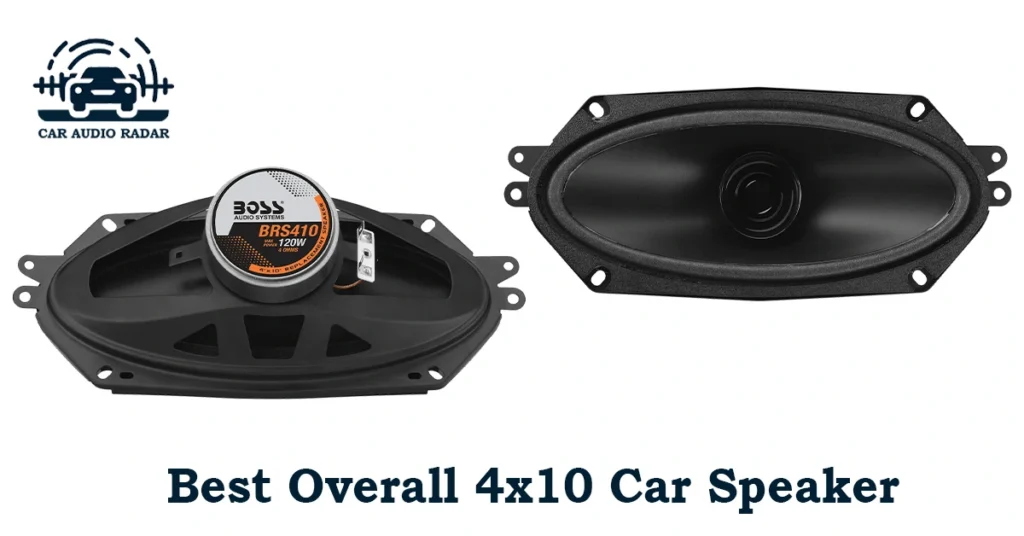 Best Overall 4x10 Car Speaker